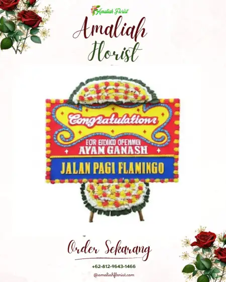 Sewa Papan Bunga Hermina Ballroom Jakarta Pusat